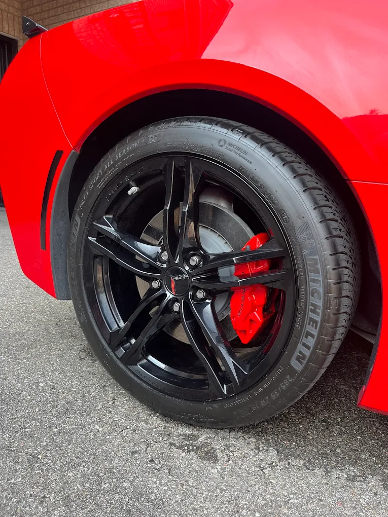 Detailing add-on service, wheel and brake caliper detail